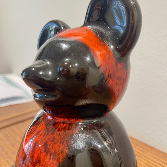 Canuck Pottery Teddy Bear Bank Canadian Vintage 1970s - Picture 2 of 4